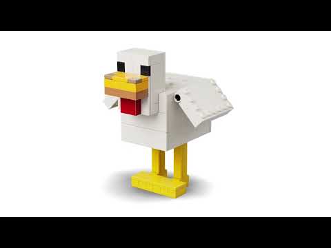 Gambar LEGO Minecraft Chicken Jockey Set 344 pcs 21582 - Mix