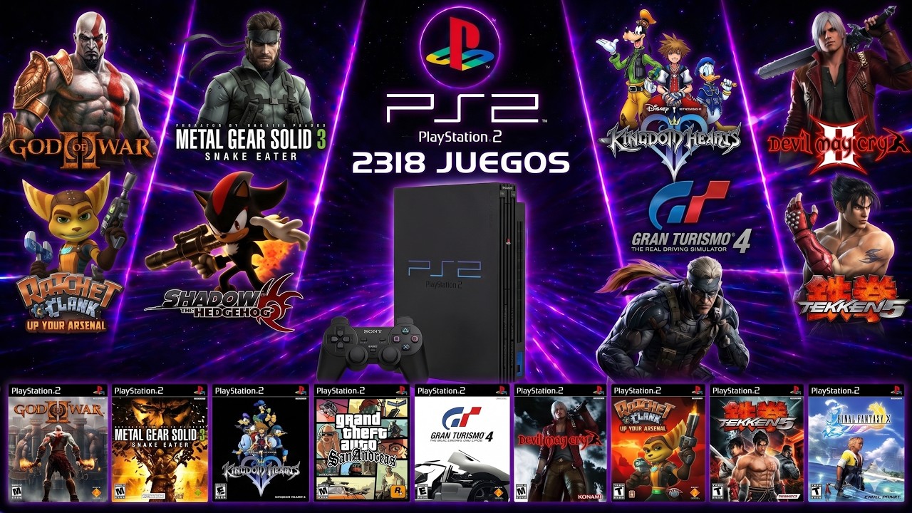 2318 Juegos de PlayStation 2