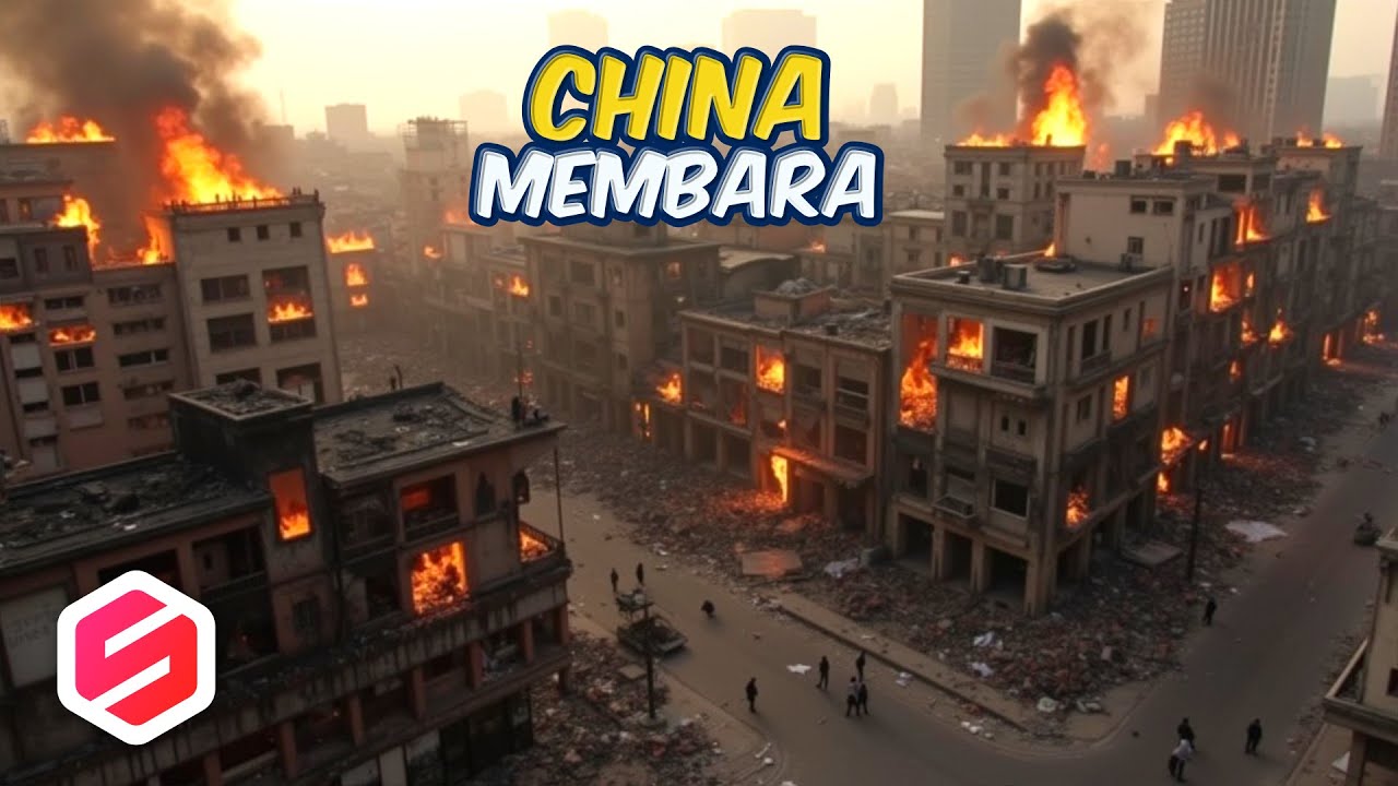 China Dilanda Suhu Ekstrem: Jalan Meleleh, Kendaraan Terbakar, Warga Panik!