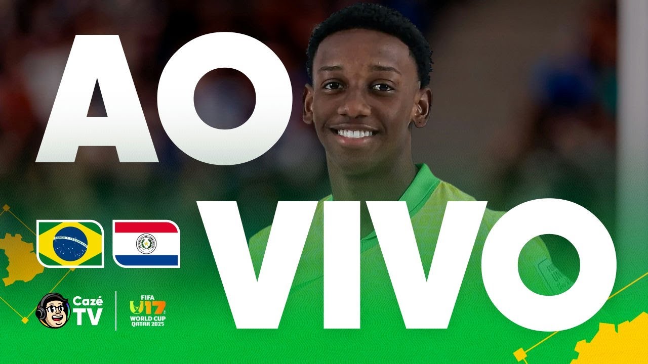 AO VIVO: BRASIL X PARAGUAI | COPA DO MUNDO SUB-17 FIFA™ 2025 | SEGUNDA FASE