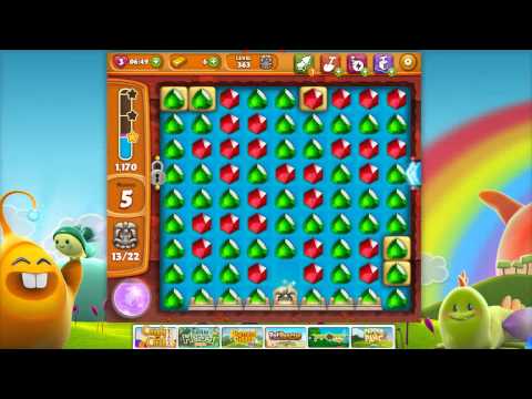 Diamond Digger Saga Level 363 (20 moves, no boosters)