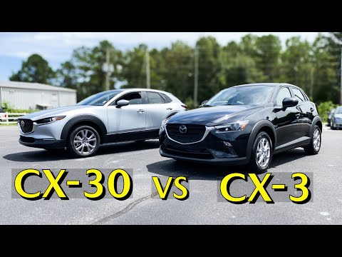 CX-30 & CX-3 | 2021 Mazda CX-30 vs 2020 Mazda CX-3 Compact CUV Comparison