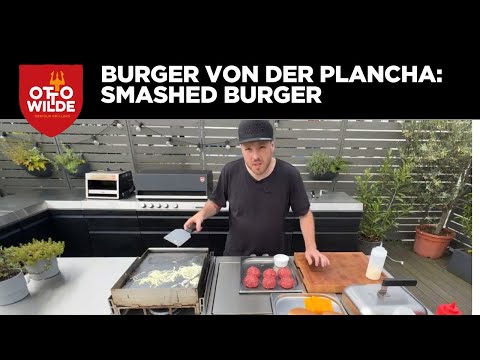 Burger von der Plancha: Smashed Burger