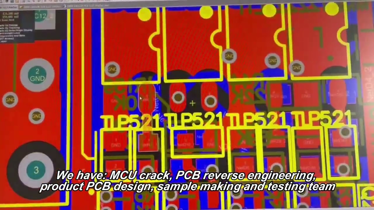 PCB reverse and ic unlock