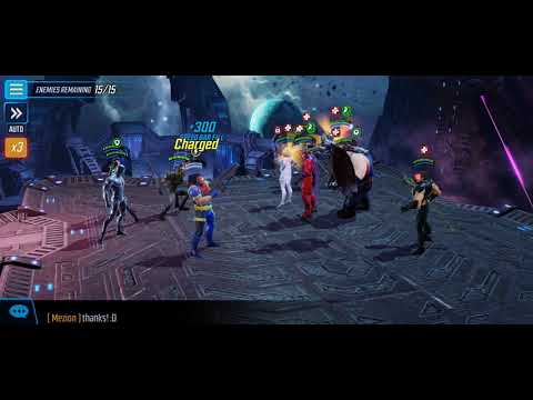 Dark Dimension 4 DD4 node 7 Day one (Cosmic node 1) Silver Surfer Bishop - Marvel Strike Force - MSF