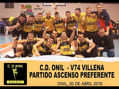 CDONIL  -   V74 VILLENA  PARTIDO ASCENSO PREFERENTE 2018