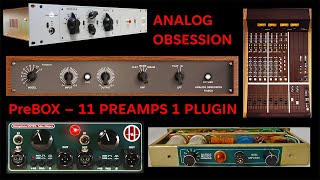 Video thumbnail for 11 Hardware  Preamps in One FREE Plugin - Analog Obsession PREBOX by Produce With Me