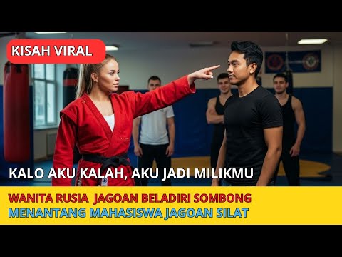 If I Lose, I'll Be Your Girlfriend! — Russian Martial Arts Champion VS Indonesian Student.