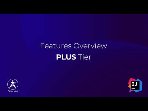 Karate IntelliJ Plugin Plus tier demo