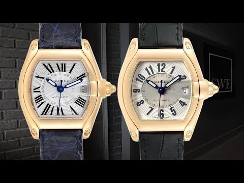 Cartier Roadster 18K Yellow Gold Large Mens Watch W62005V2 | SwissWatchExpo