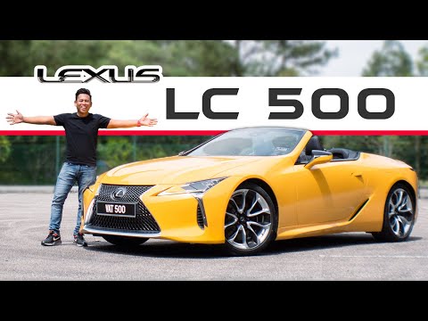 Kereta Jepun Paling Mahal Di Malaysia: LEXUS LC 500 Convertible!