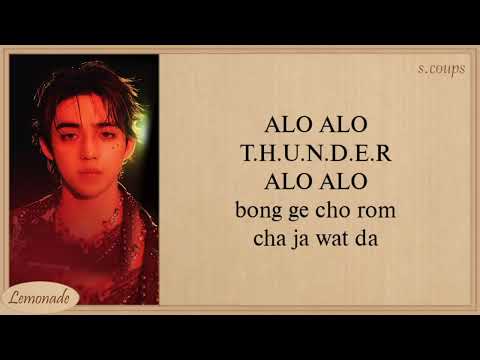 SEVENTEEN - THUNDER KARAOKE with easy Lyrics