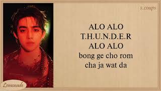 Download lagu SEVENTEEN - THUNDER KARAOKE with easy Lyrics mp3