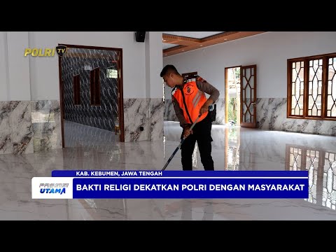 POLRES KEBUMEN GELAR BAKTI RELIGI DI MASJID BAITUL KHASAN PONPES AL-HASANI