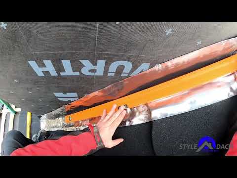 Faserzementplatten in Wabendeckung an Kamin decken - Livestream vom 05.12.2020 - Dachdecker Grimma