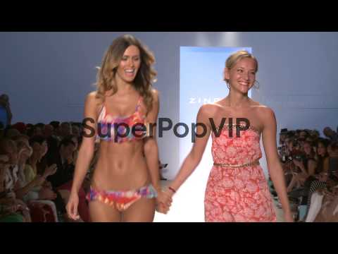 Designer Valentina Kornhauser and model walk the runway d...