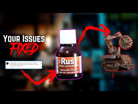 Fix Your Dirty Down Rust! Easy Rusty Scenery! With Peachy