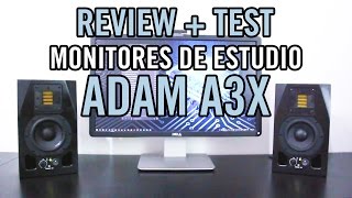 Video thumbnail for Monitores de Estudio ADAM A3X Review y Test Full Español by Lapsus Reviews