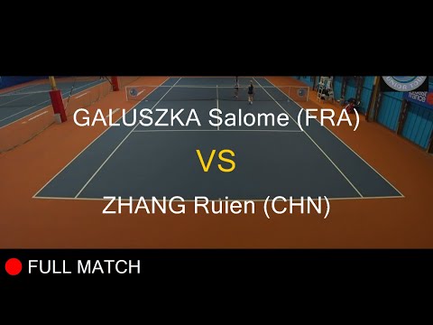 GALUSZKA Salome (FRA) VS ZHANG Ruien (CHN) - Open Super 12 Auray 2020