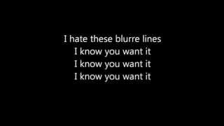 Robin Thicke - Blurred Lines (letra - lyrics)