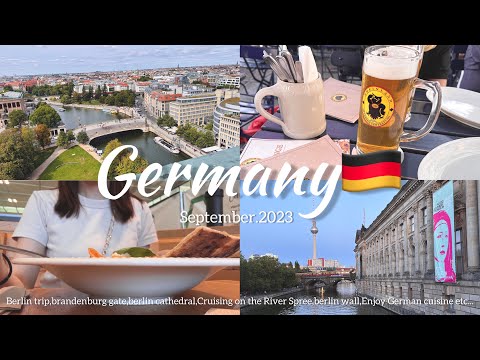 [Vlog de viagem] Viajando pela Alemanha 🇩🇪 A capital Berlim ✈️ ｜ Um dia em que fiquei animado com a paisagem urbana estilosa ｜ Cruzeiro no rio 🚢 ｜ Desfrutando de cerveja alemã 🍺 etc...