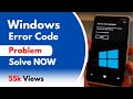 Windows Microsoft Phone Error Code Solve