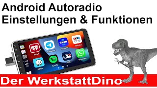 Android Autoradio Hikity (10 Zoll), Einstellungen, Funktionen