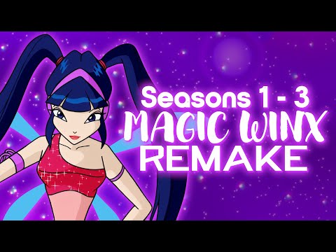 Winx Club Seasons 1 to 3 | MAGIC WINX Theme (English & Instrumental REMAKE)