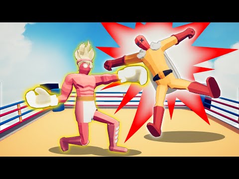 (Power upgrades) SUPER BOXER vs EVERY NEW BOSS | TABS - Totally Accurate Battle Simulator