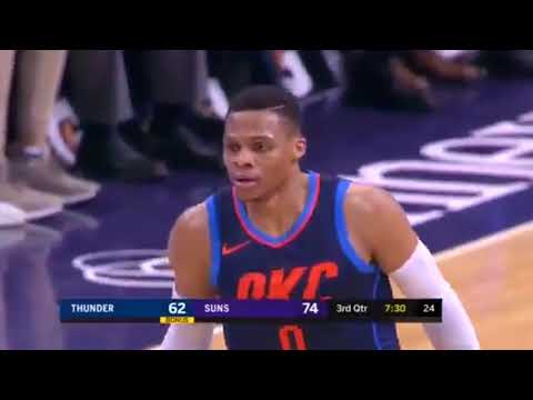 Russell Westbrook Full Highlights 2018.01.07 at Suns - 26 Pts, 11 Ast, 10 Rebs!