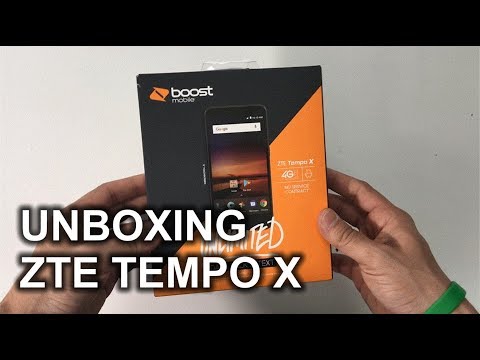Unboxing and Quick Specs Review of the ZTE Tempo X