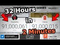 FlareTV PewDiePie VS T-Series TIMELAPSE!