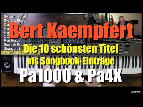 Bert Kaempfert - 10 Songbook-Einträge für Pa1000 Musikant und Pa4X Musikant