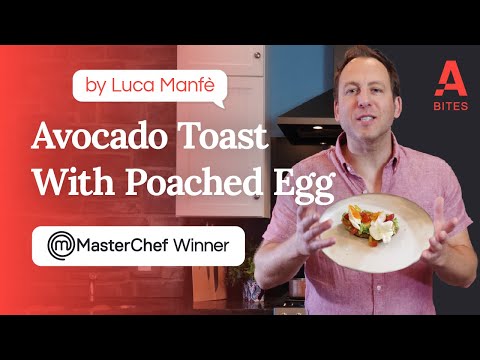 Avocado Egg Toast Recipe Luca Manfè MasterChef Winner