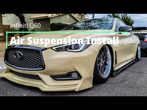 Installing Airlift Air Suspension On A Infiniti Q60