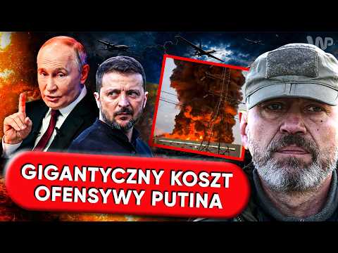 Płoną rafinerie w Rosji. Płk Lewandowski: Rosjanie płacą wielokrotnie wyższą cenę niż rok temu