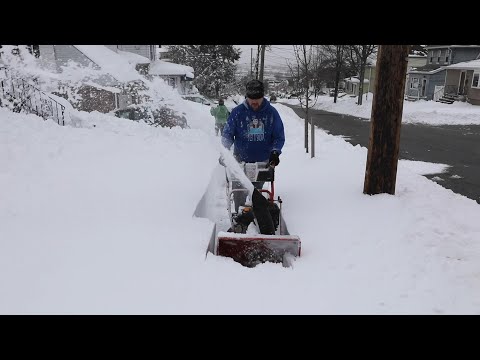 Snow removal in Wood-Ridge as final inches of historic storm fall