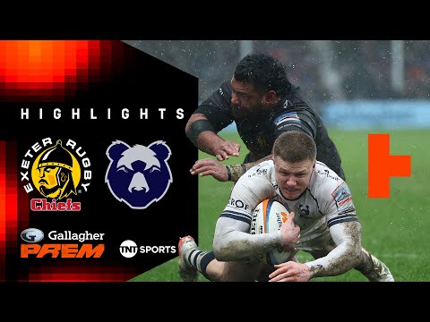 BATTLE IN THE RAIN! 🌧️ | Exeter Chiefs vs Bristol Bears | Gallagher PREM Rugby Highlights