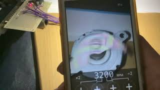 BLDCモーターの回転数をスマホのカメラアプリで見てみる。