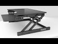 Rocelco ADRG – Adjustable Desk Riser