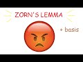 Zorn’s Lemma and Basis