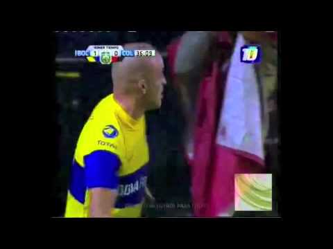 Boca 1-0 Colon Gol Del "Pelado" Silva