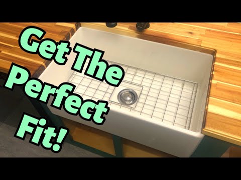 How To Install a Farmhouse Sink and Butcher Block Countertop for the Best Fit