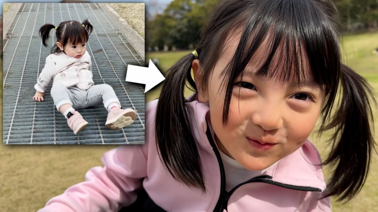 思い出の公園でピクニックしてみた【のんびり家族散歩】