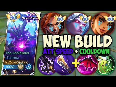 TRY THAMUZ'S NEWEST ITEM COMBO AGAINST MARTIS‼️TOP GLOBAL THAMUZ GAMEPLAY - MLBB