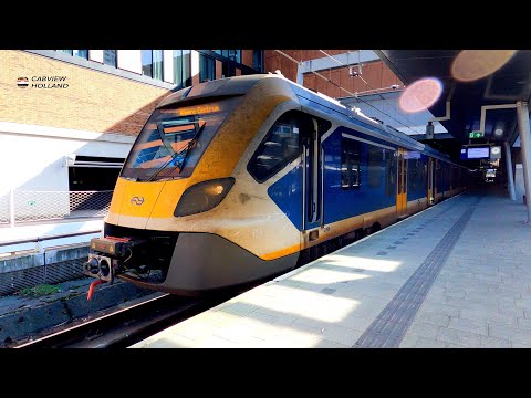Driving underneath the most beautiful catenary poles: Utrecht - Hilversum - Almere SNG 26/2/2023