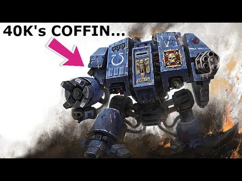 WALKING MURDER MECH COFFINS! Space Marine Dreadnoughts Warhammer 40k Lore Explained