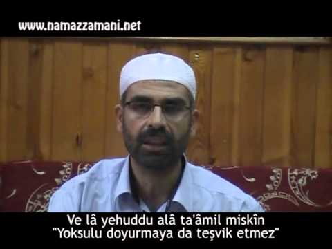 Maun suresi öğreniyorum