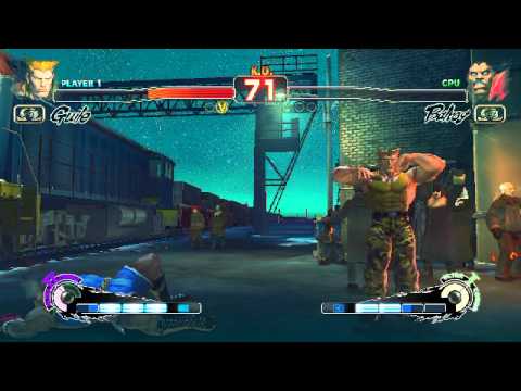 Ultra Street Fighter IV battle: Omega Guile vs Omega Balrog