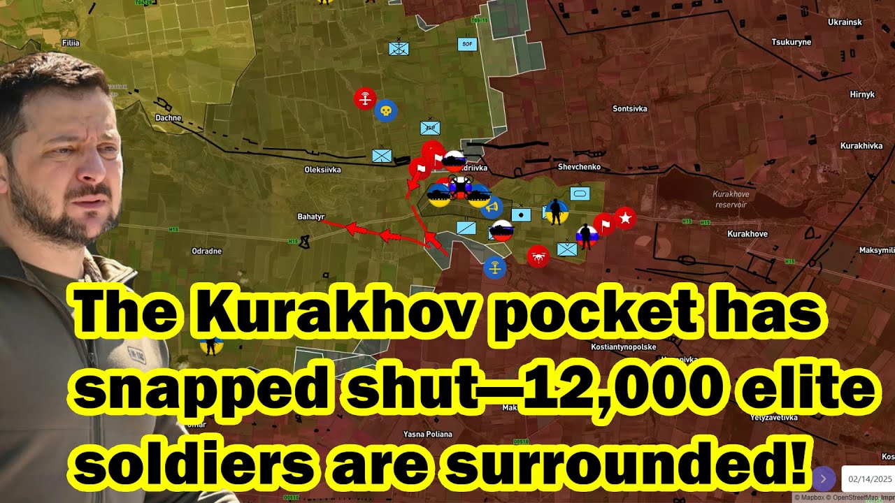 The Kurakhov pocket has snapped shut—12,000 elite soldiers are surrounded!